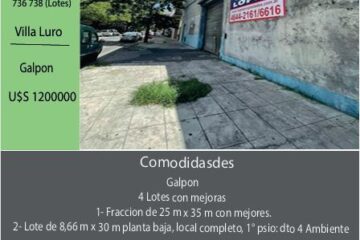 Av Escalada 718 722 736 738 RL Prop